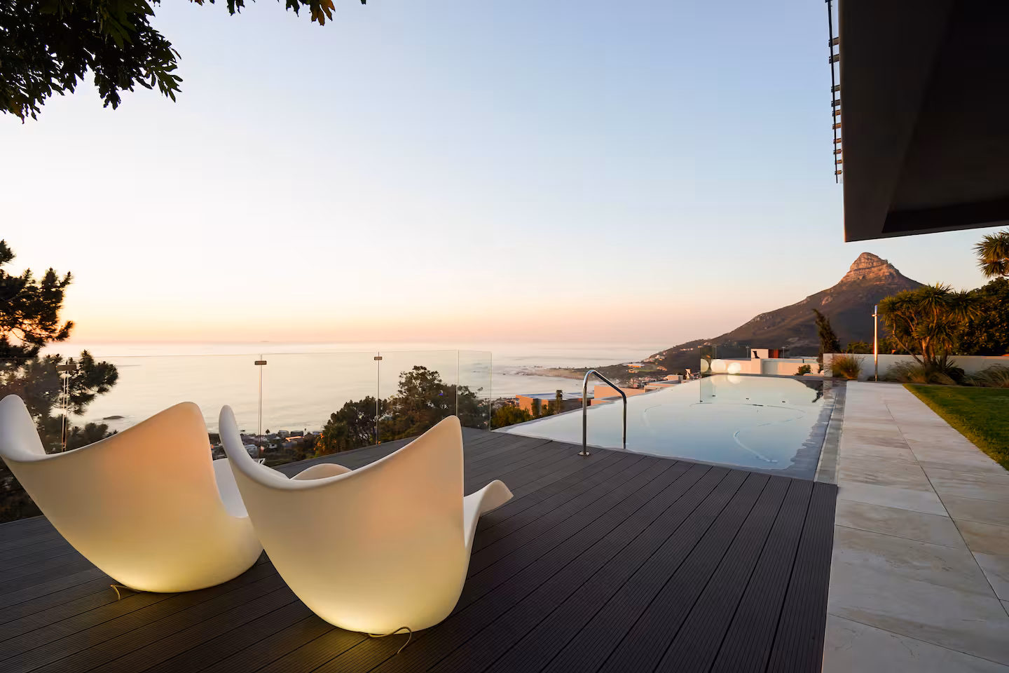Pool at a managed Cape Town property